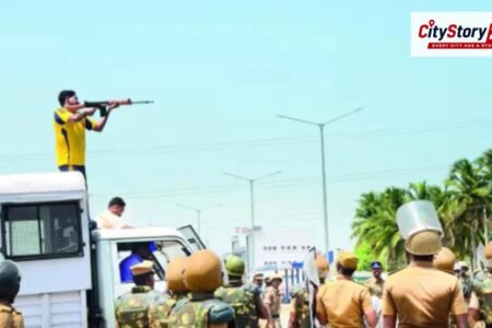 Tuticorin firing: Cop photographed with gun atop police vehicle dies
