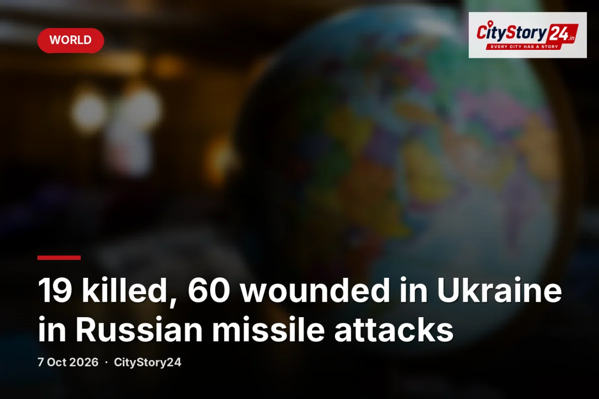 19 killed, 60 wounded in Ukraine in Russian missile attacks