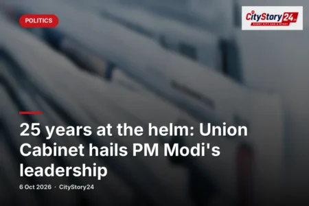 25 years at the helm: Union Cabinet hails PM Modi's leadership