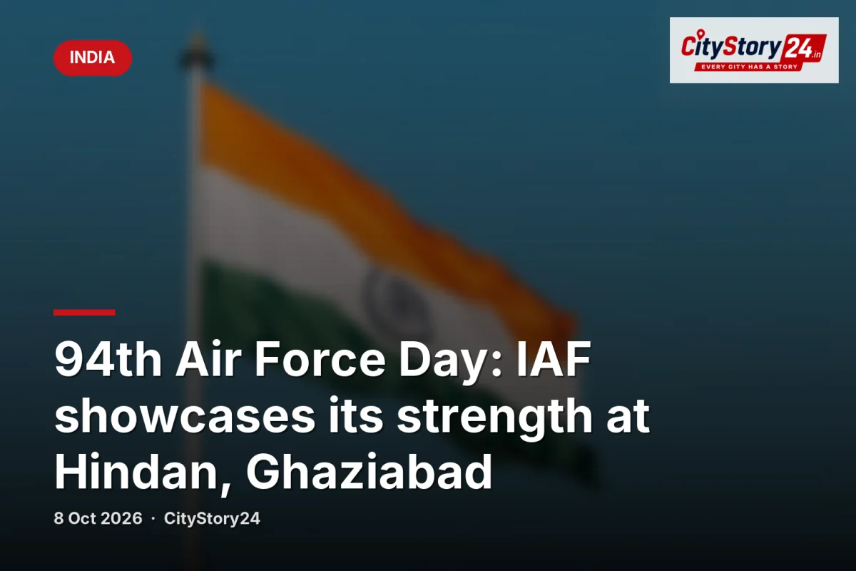 94th Air Force Day: IAF showcases its strength at Hindan, Ghaziabad