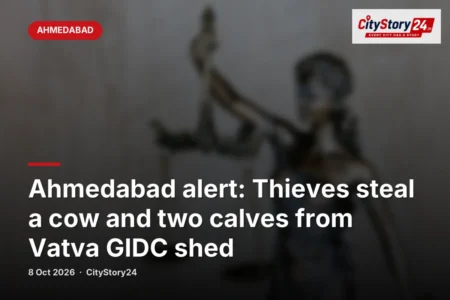 Ahmedabad alert: Thieves steal a cow and two calves from Vatva GIDC shed