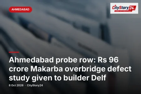 Ahmedabad probe row: Rs 96 crore Makarba overbridge defect study given to builder Delf
