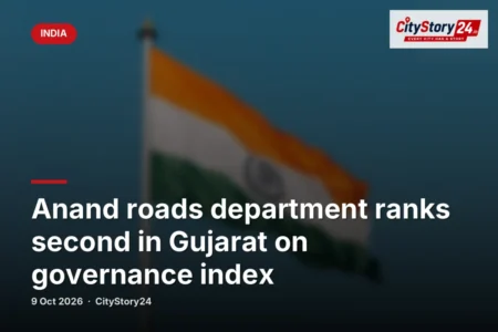 Anand roads department ranks second in Gujarat on governance index