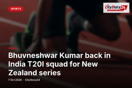 Bhuvneshwar Kumar back in India T20I squad for New Zealand series