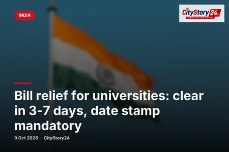 Bill relief for universities: clear in 3-7 days, date stamp mandatory