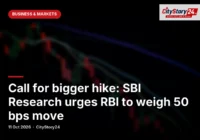 Call for bigger hike: SBI Research urges RBI to weigh 50 bps move