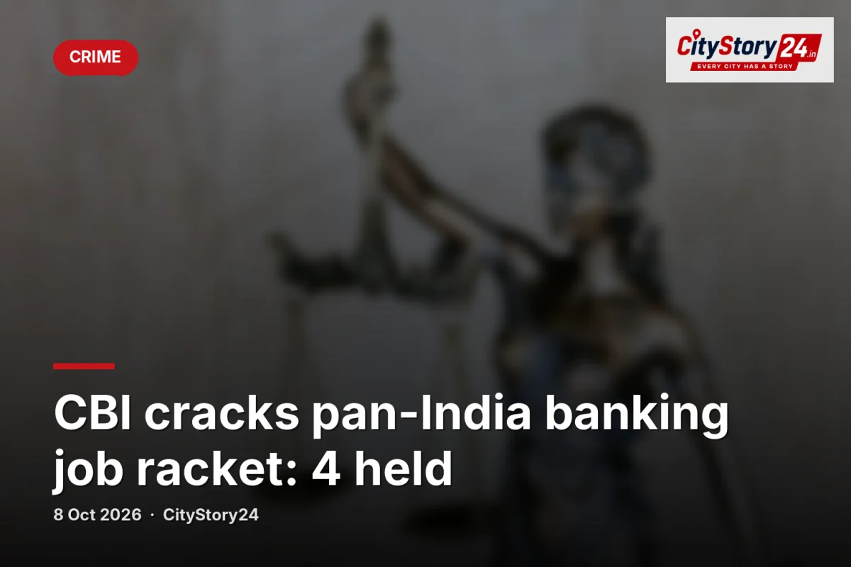CBI cracks pan-India banking job racket: 4 held