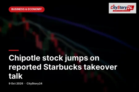 Chipotle stock jumps on reported Starbucks takeover talk
