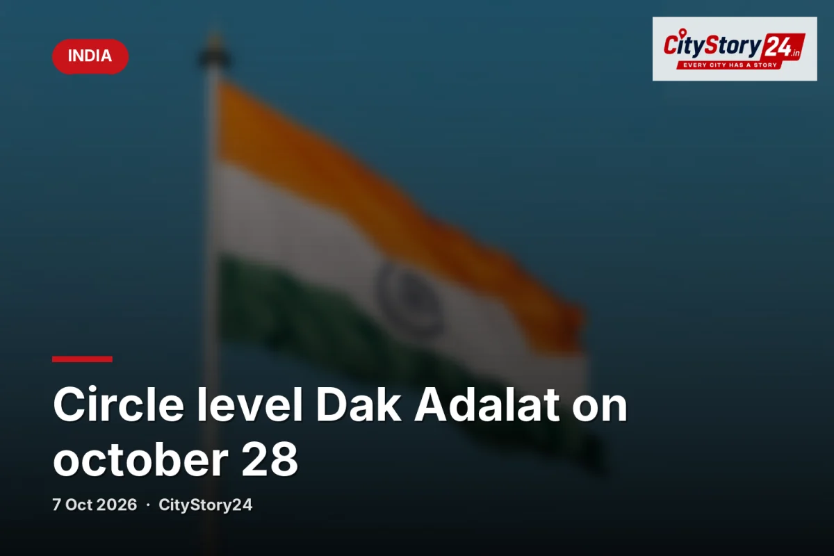 Circle level Dak Adalat on october 28