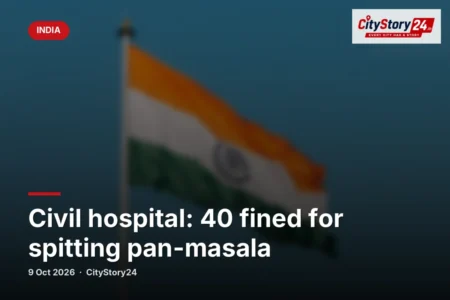 Civil hospital: 40 fined for spitting pan-masala