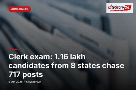 Clerk exam: 1.16 lakh candidates from 8 states chase 717 posts