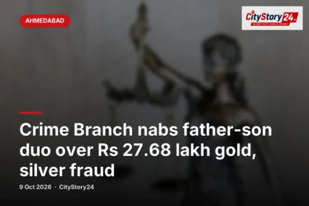 Crime Branch nabs father-son duo over Rs 27.68 lakh gold, silver fraud