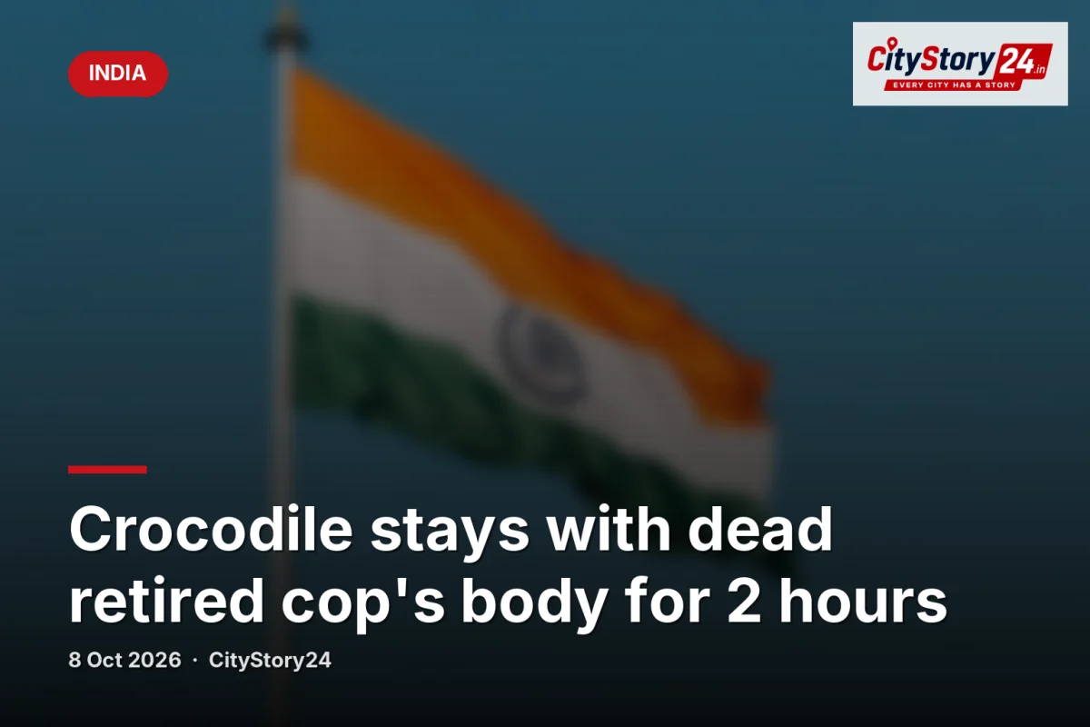 Crocodile stays with dead retired cop's body for 2 hours