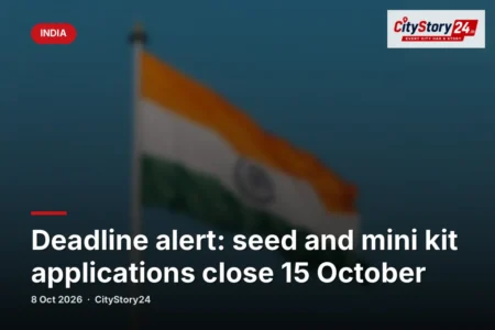 Deadline alert: seed and mini kit applications close 15 October