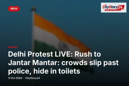 Delhi Protest LIVE: Rush to Jantar Mantar: crowds slip past police, hide in toilets