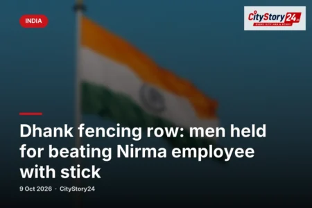 Dhank fencing row: men held for beating Nirma employee with stick