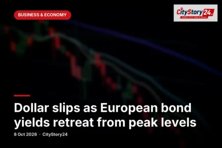 Dollar slips as European bond yields retreat from peak levels