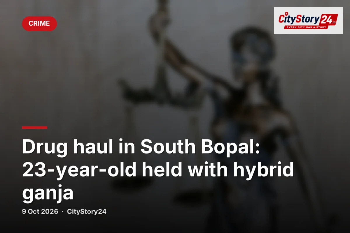 Drug haul in South Bopal: 23-year-old held with hybrid ganja