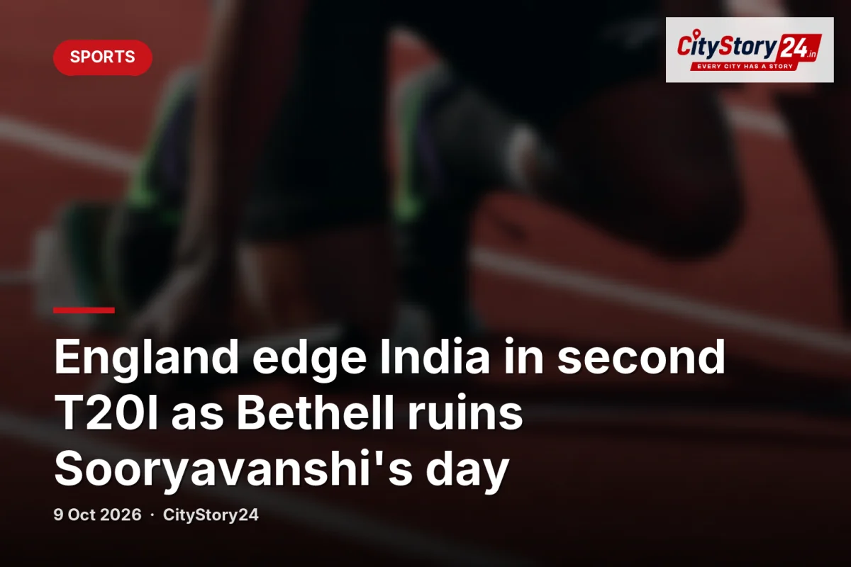 England edge India in second T20I as Bethell ruins Sooryavanshi's day