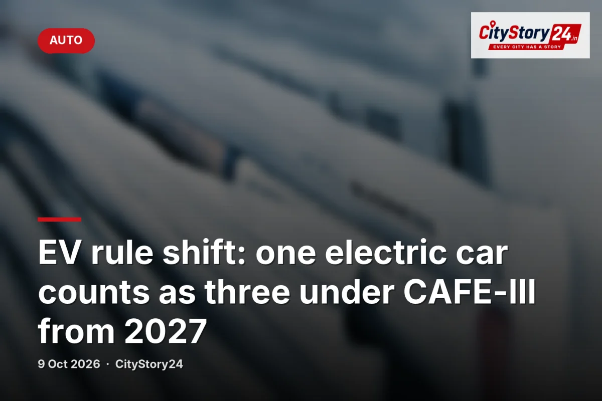 EV rule shift: one electric car counts as three under CAFE-III from 2027