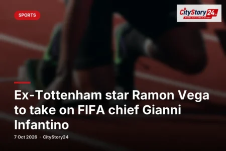Ex-Tottenham star Ramon Vega to take on FIFA chief Gianni Infantino