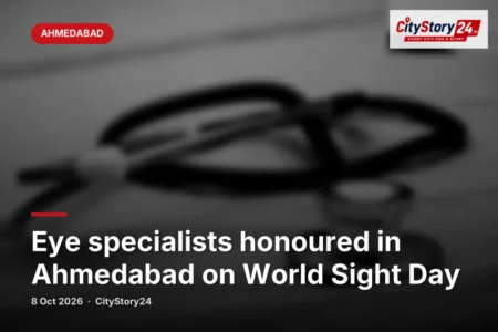 Eye specialists honoured in Ahmedabad on World Sight Day