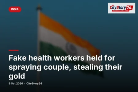Fake health workers held for spraying couple, stealing their gold