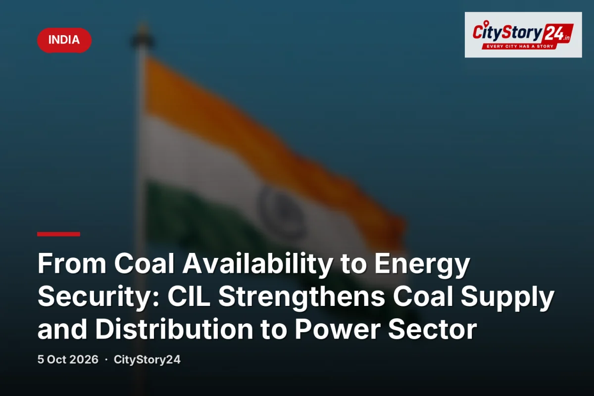 From Coal Availability to Energy Security: CIL Strengthens Coal Supply and Distribution to Power Sector