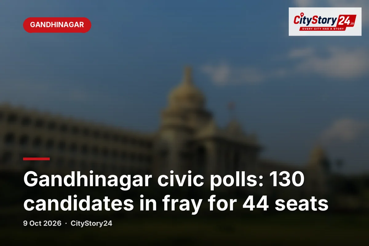 Gandhinagar civic polls: 130 candidates in fray for 44 seats
