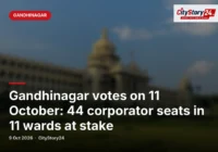 Gandhinagar votes on 11 October: 44 corporator seats in 11 wards at stake