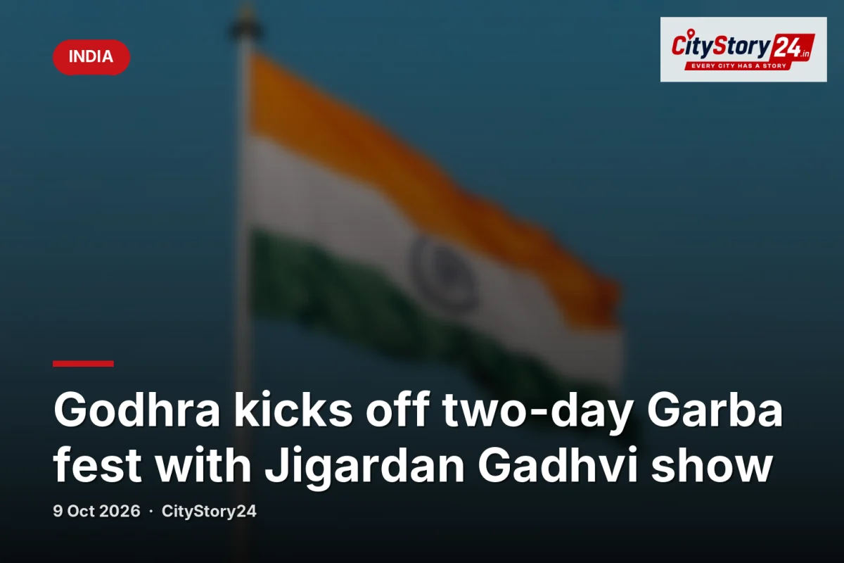 Godhra kicks off two-day Garba fest with Jigardan Gadhvi show