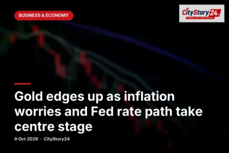 Gold edges up as inflation worries and Fed rate path take centre stage