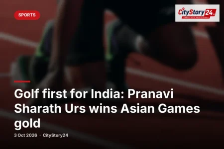 Golf first for India: Pranavi Sharath Urs wins Asian Games gold