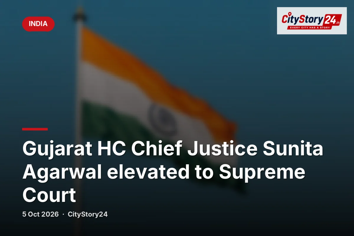 Gujarat HC Chief Justice Sunita Agarwal elevated to Supreme Court