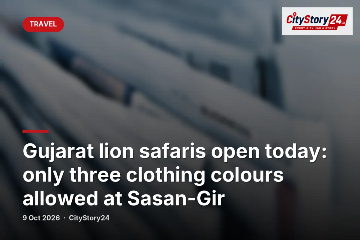 Gujarat lion safaris open today: only three clothing colours allowed at Sasan-Gir