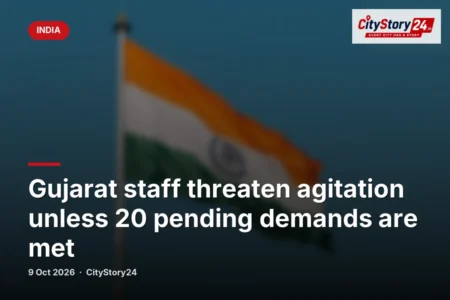 Gujarat staff threaten agitation unless 20 pending demands are met