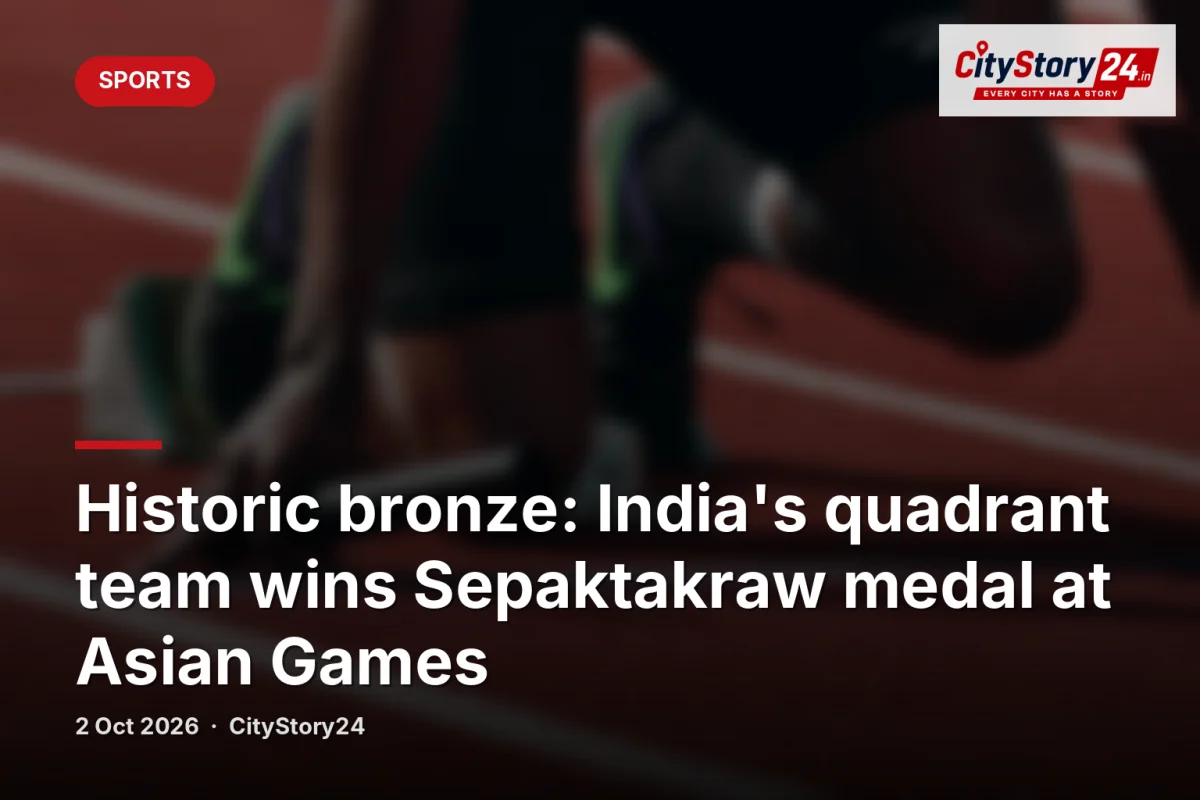 Historic bronze: India's quadrant team wins Sepaktakraw medal at Asian Games