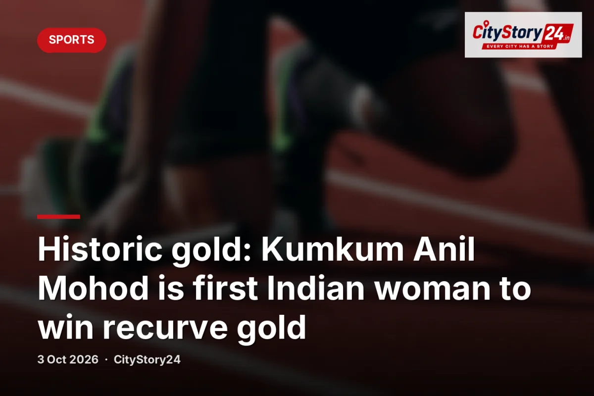 Historic gold: Kumkum Anil Mohod is first Indian woman to win recurve gold