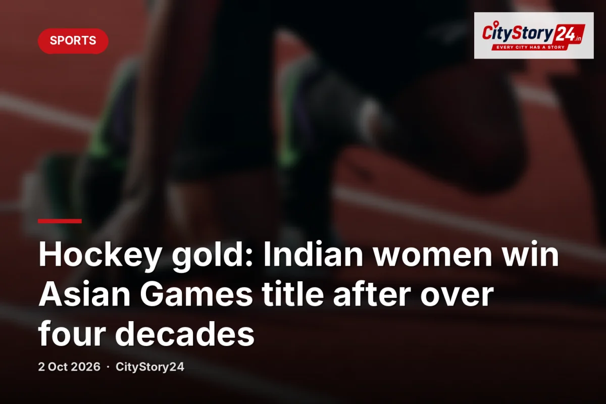 Hockey gold: Indian women win Asian Games title after over four decades