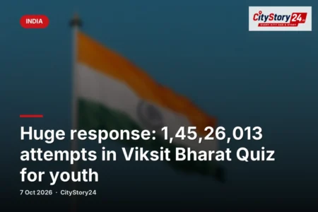 Huge response: 1,45,26,013 attempts in Viksit Bharat Quiz for youth