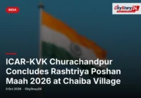 ICAR-KVK Churachandpur Concludes Rashtriya Poshan Maah 2026 at Chaiba Village