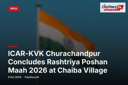 ICAR-KVK Churachandpur Concludes Rashtriya Poshan Maah 2026 at Chaiba Village