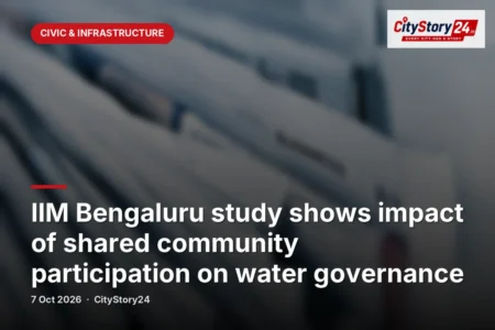 IIM Bengaluru study shows impact of shared community participation on water governance