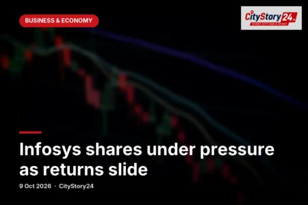 Infosys shares under pressure as returns slide