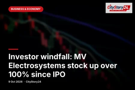 Investor windfall: MV Electrosystems stock up over 100% since IPO