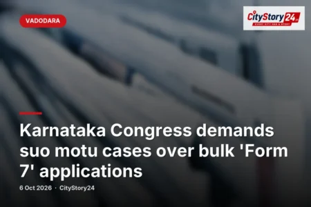 Karnataka Congress demands suo motu cases over bulk 'Form 7' applications