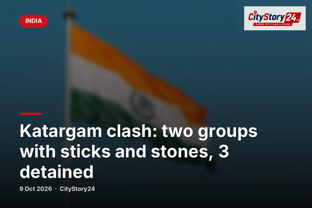Katargam clash: two groups with sticks and stones, 3 detained