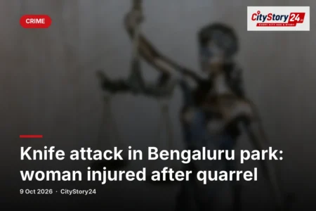 Knife attack in Bengaluru park: woman injured after quarrel
