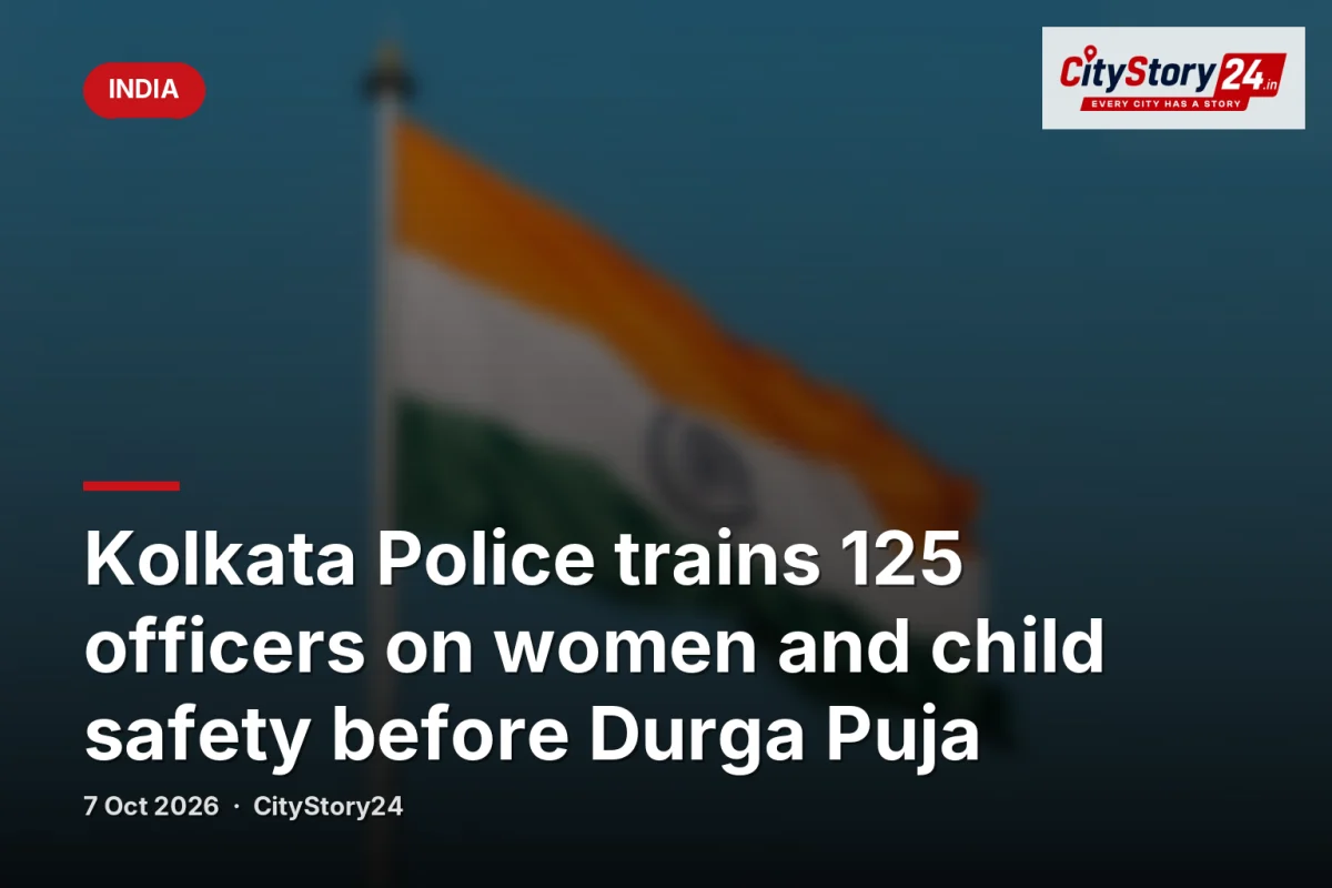 Kolkata Police trains 125 officers on women and child safety before Durga Puja
