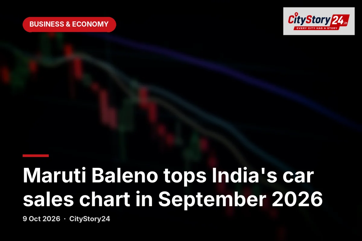 Maruti Baleno tops India's car sales chart in September 2026